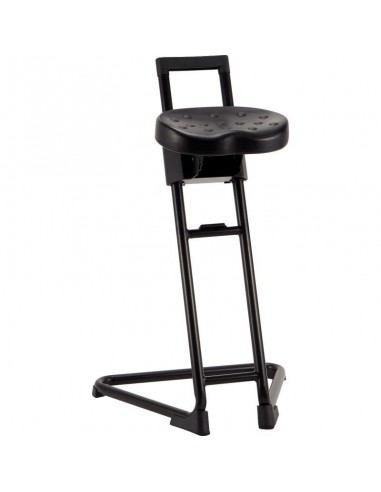 Lot de 2 tabourets comptoir noir destockage