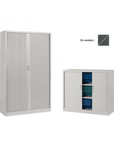 Armoire à rideaux monobloc basse H105cm corps votre