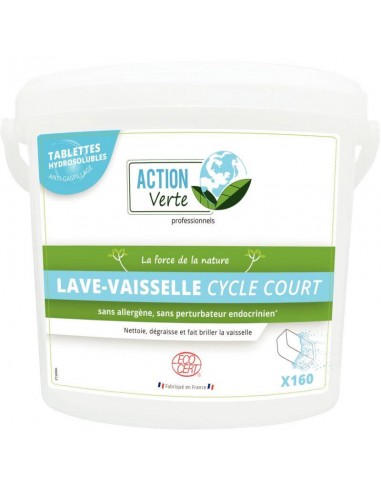 Boite de 160 tablettes lave-vaisselle cycle court Faites des économies