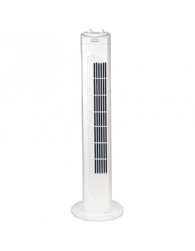 Ventilateur colonne blanc 45W en ligne