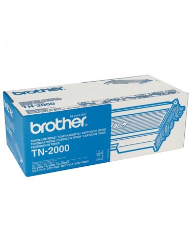 Brother TN2000 toner laser noir authentique JUSQU'A -70%! 