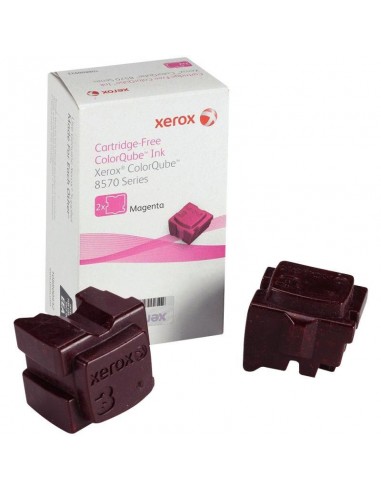 Boite de 2 bâtonnets d'encre solide à la marque Xerox 108R00932 magenta Véritable concentré