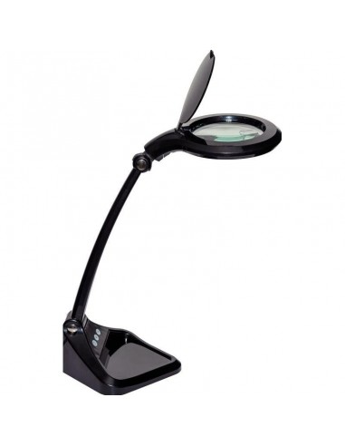 Lampe LED loupe MAUL Iris noir paiement sécurisé