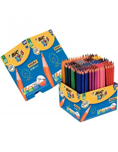 Classpack de 208 crayons de couleur Évolution dont 80 gratuits Dans la société mordern