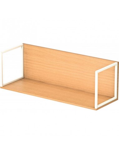 Etagère de superposition chêne clair/blanc outlet