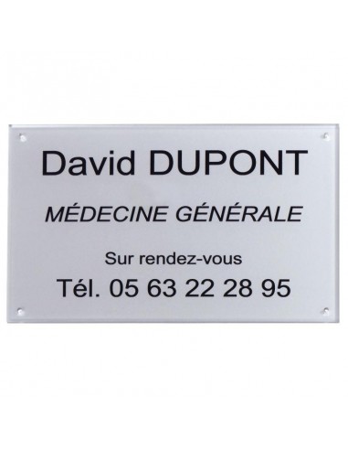 Plaque plexi à visser 400 cm2 livraison gratuite