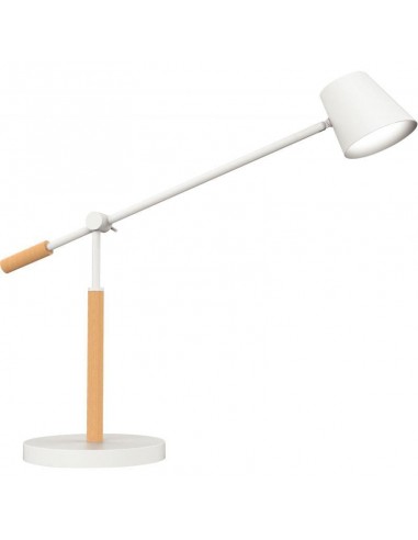 Lampe LED Vicky bois et blanc Comparez et commandez 