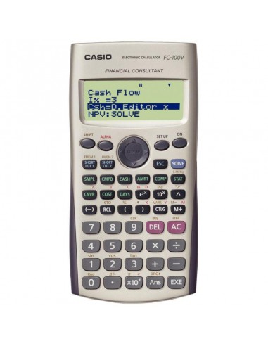 Machine à calculer financière CASIO FC-100V le concept de la Pate a emporter 