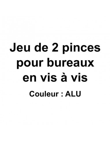 Jeu de 2 pinces fixation pour bureau du meilleur 