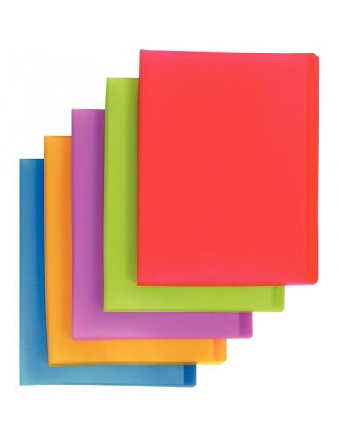 Carton de 10 protège-documents COLOR FRESH 160 vues, coloris assortis Economisez 