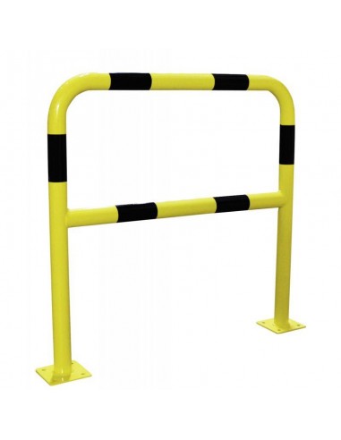 Barrière en acier 2m diamètre 40mm noir et jaune Comment ça marche